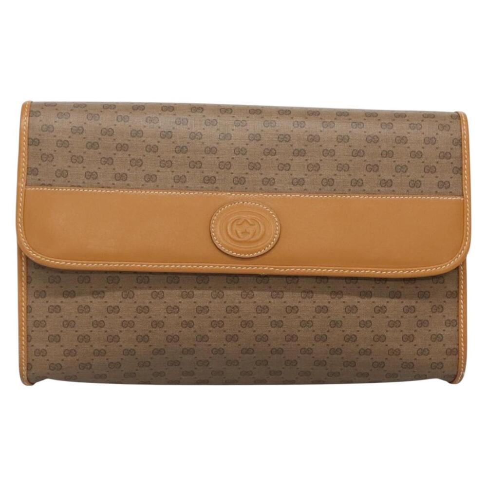 GUCCI Micro GG Supreme Shoulder Bag Pvc Beige Gold 004 58 004 58 - Picture 2 of 16
